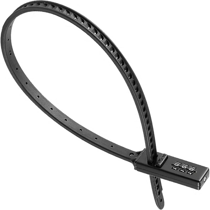 Extrem leichtes Kabel-Fahrradschloss mit digitalem 3-stelligen Code