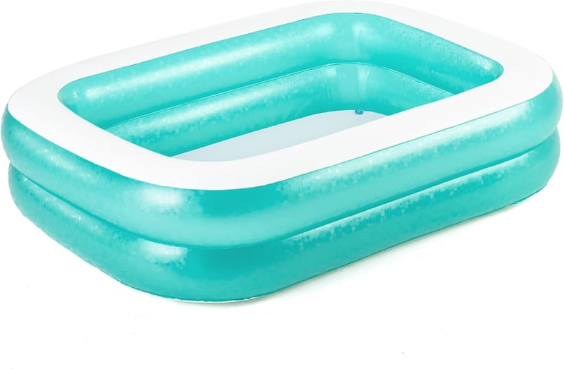 Familienpool Bestway 54005, aufblasbar, transparent, 201 x 150 x 51 cm