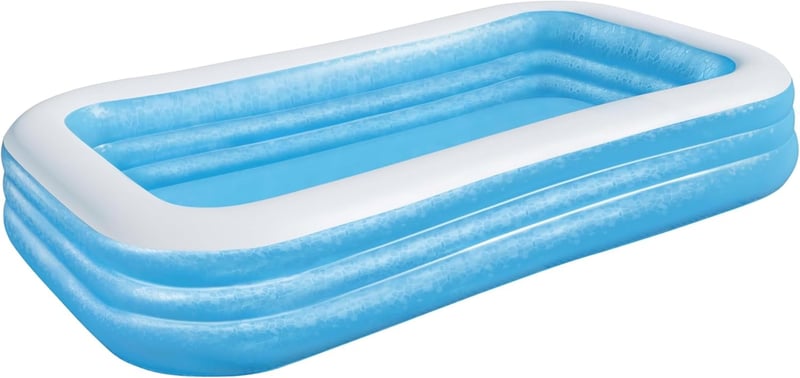 Bestway Deluxe Familienpool, Blau, 305 x 183 x 56 cm