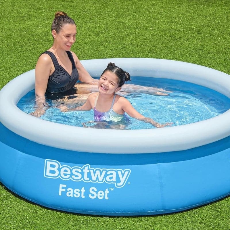 Bestway Selbstaufstellpool Ø 183 cm aus TriTech-Material, blau