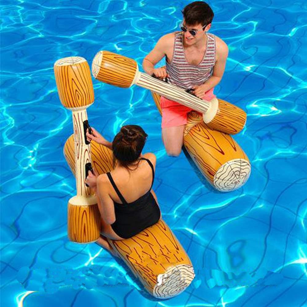 Aufblasbare Kampfbalken für Erwachsene und Kinder, 4 Stück, Poolparty