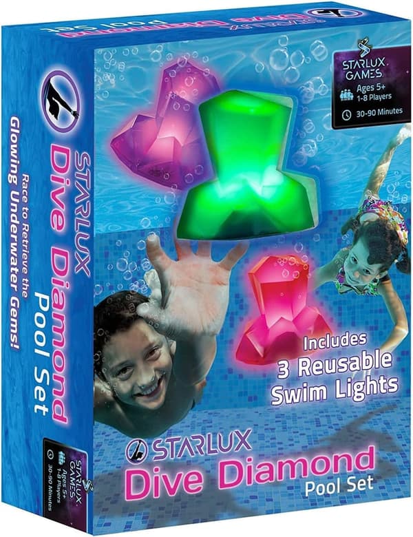 Pool Party Spiele Set für Kinder ab 8 Jahren – 3-teiliges Tauchspielzeug