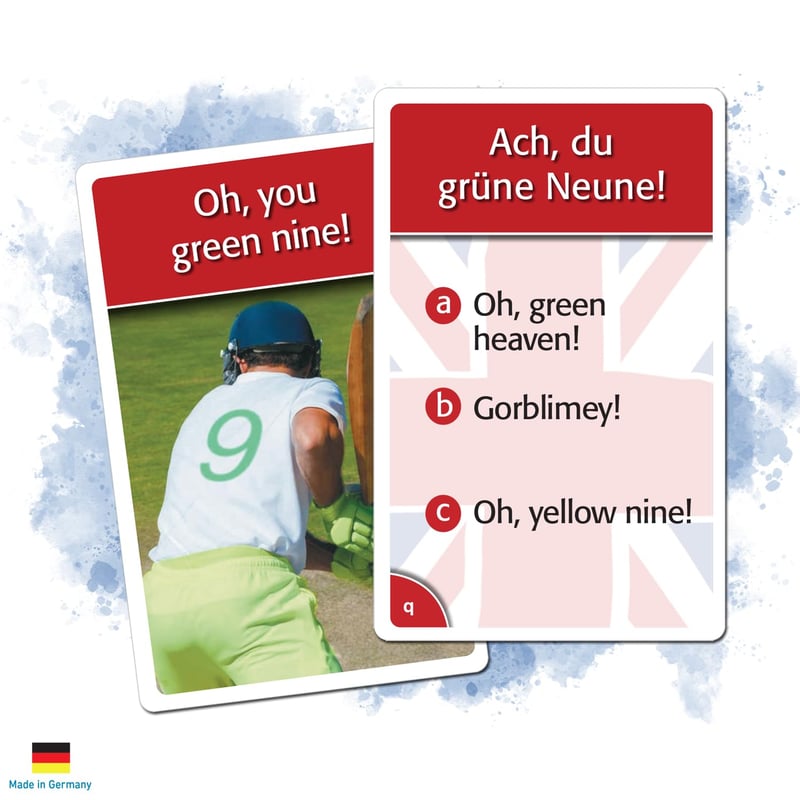 Lustiges Denglish-Quiz für Sprachliebhaber
