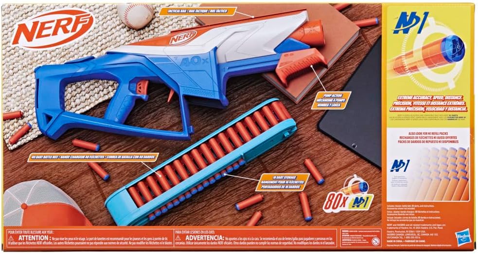 Nerf N Series Infinite Blaster mit 80 N1 Darts – Outdoor-Spielzeug ab 8 Έτη