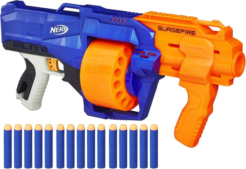 N-Strike Elite Surgefire Spielzeugblaster mit Trommelmagazin