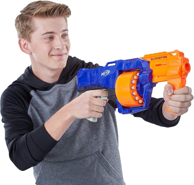 N-Strike Elite Surgefire Spielzeugblaster mit Trommelmagazin
