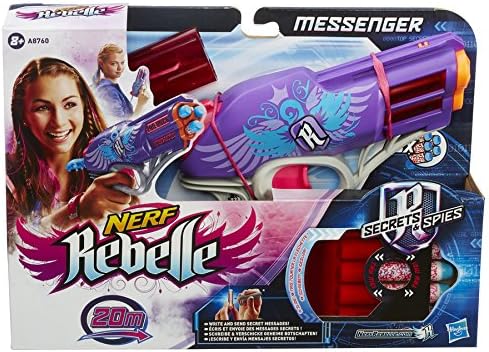 NERF Rebelle Messenger Spielzeugblaster für Action-Fans