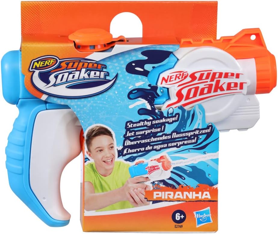 Nerf Super Soaker Piranha Wasserblaster für Outdoor-Wasserschlachten