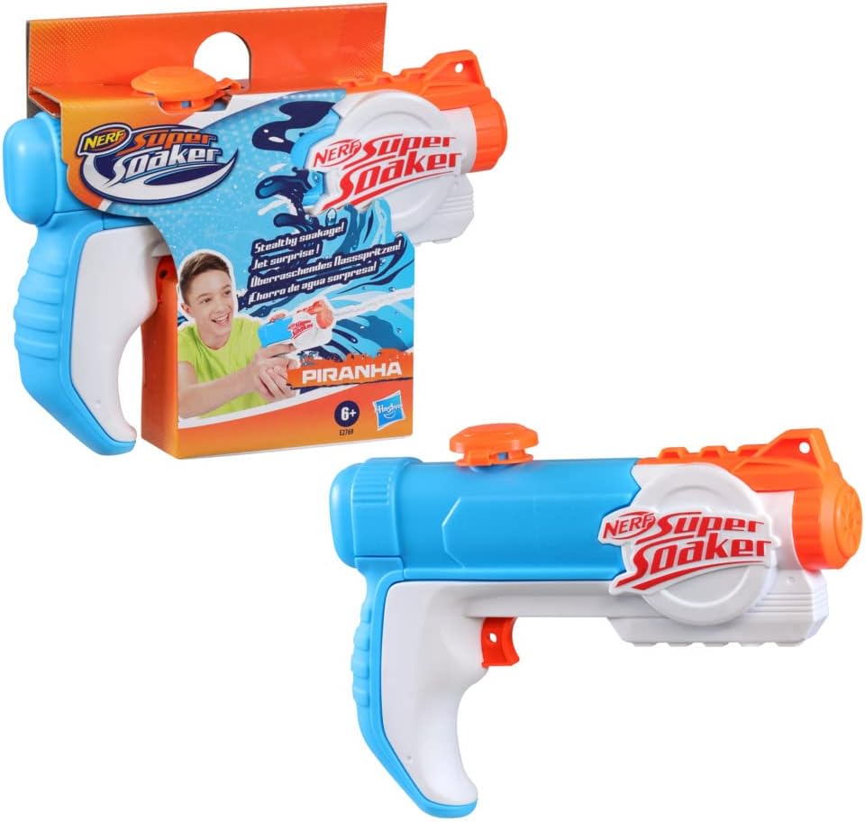 Nerf Super Soaker Piranha Wasserblaster für Outdoor-Wasserschlachten