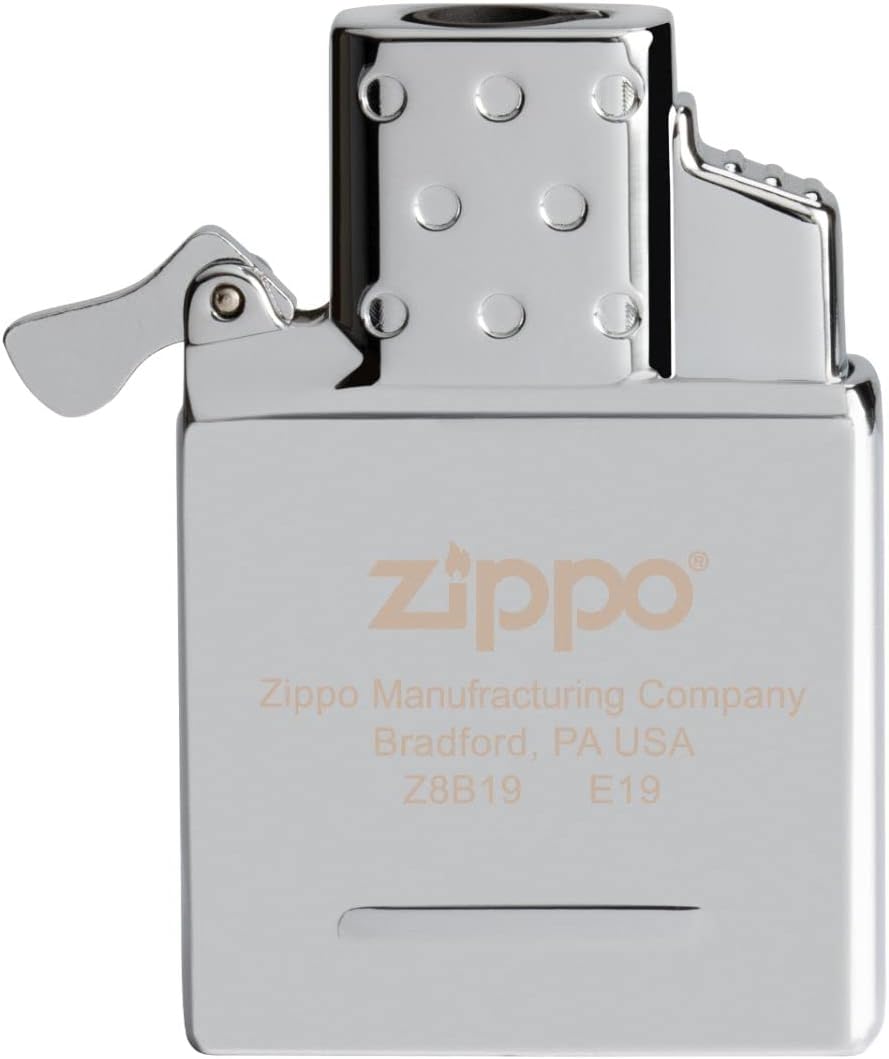 Zippo Gasfeuerzeug-Einsatz mit Einzelflamm-Brenner aus Stahl