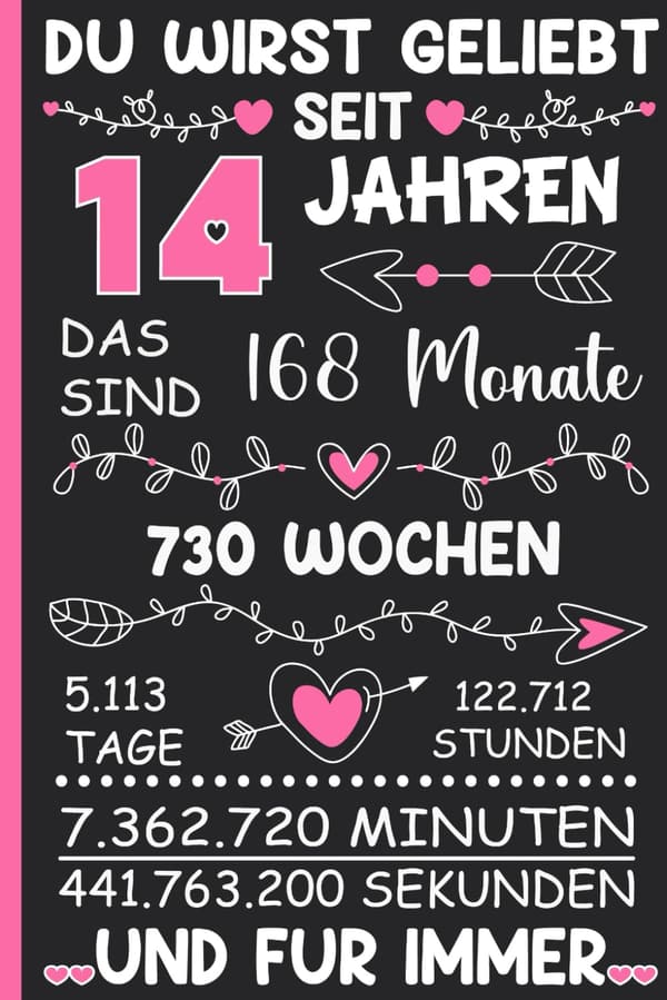 Notizbuch A5 für 14-Jährige - Ideales Geburtstagsgeschenk