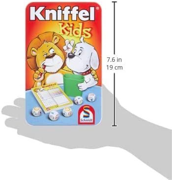 Kniffel Kids in Metalldose – Klassisches Spiel für Kinder