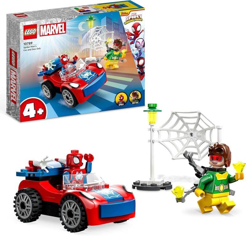 LEGO Marvel Spider-Man Auto Set mit leuchtenden Teilen, ab 4 Έτη