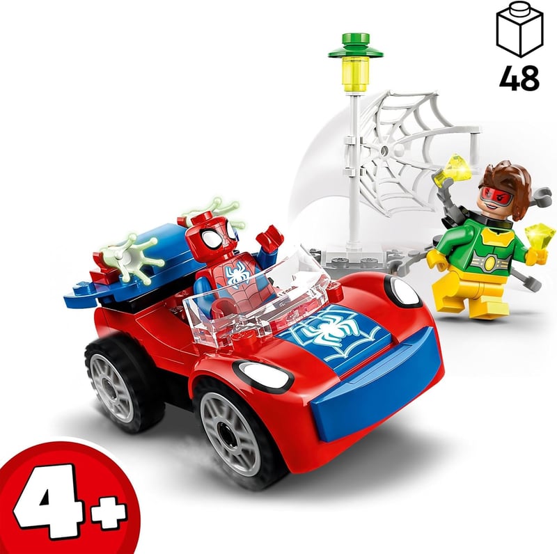 LEGO Marvel Spider-Man Auto Set mit leuchtenden Teilen, ab 4 Έτη