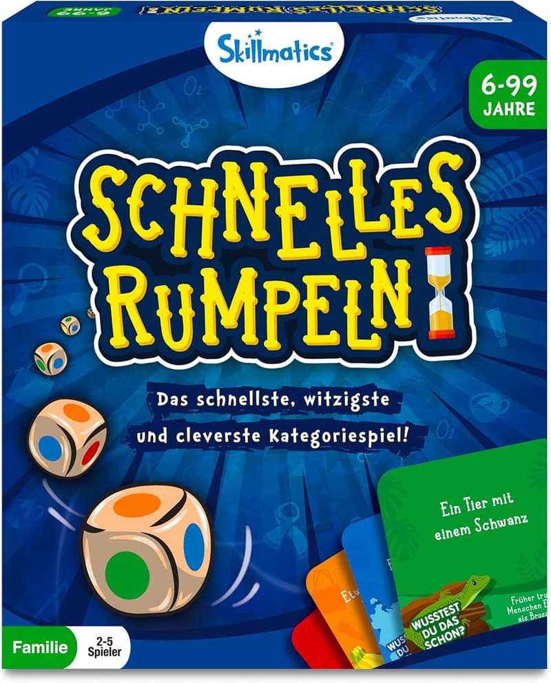 Skillmatics Rumbel-Brettspiel – Lernspiel für Kinder und Erwachsene