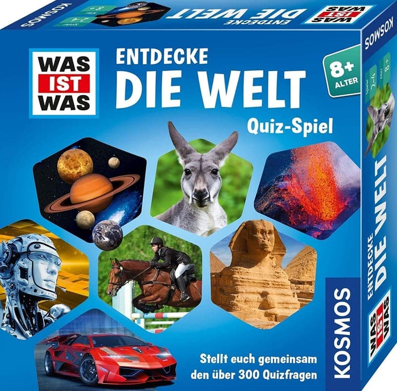 KOSMOS Entdecke die Welt - Kooperatives Quiz-Spiel für Kinder ab 8 Jahren