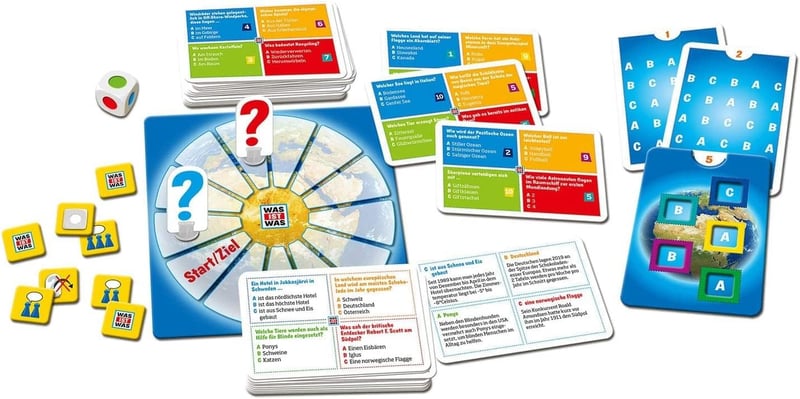 KOSMOS Entdecke die Welt - Kooperatives Quiz-Spiel für Kinder ab 8 Jahren