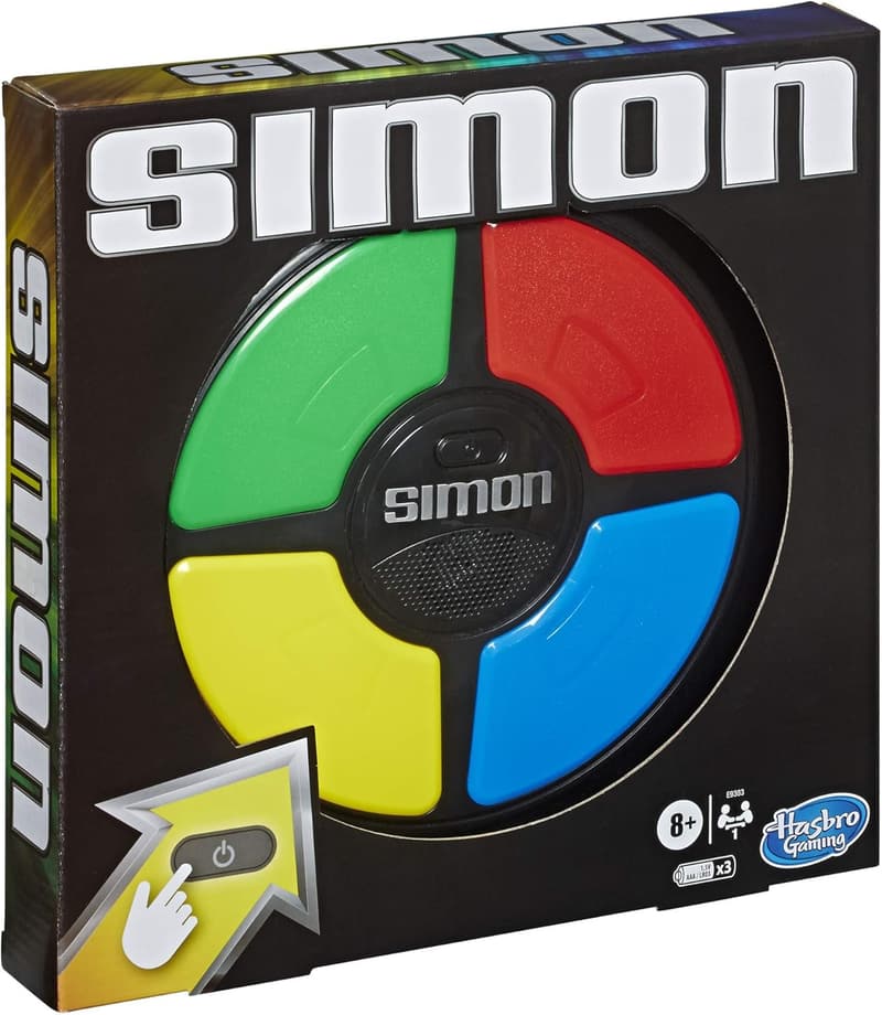Simon Spiel - Elektronisches Konzentrationsspiel für Kinder ab 8 Jahren