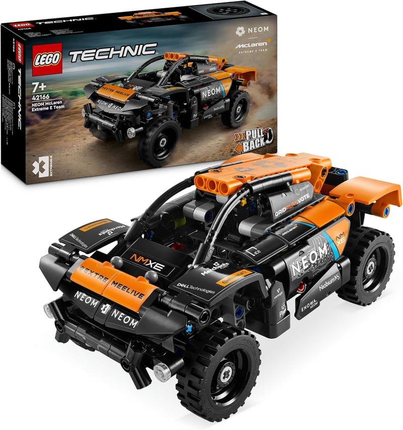 LEGO Technic McLaren Extreme E Rennauto mit Rückziehmotor, 42166