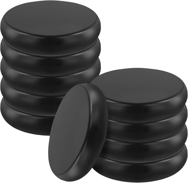 Heiße Steine Massage Set – 10 Massagesteine, 8 cm für Spa und Wellness