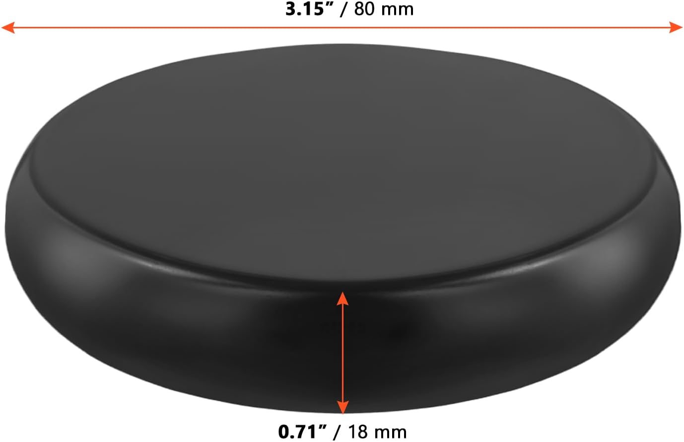Heiße Steine Massage Set – 10 Massagesteine, 8 cm für Spa und Wellness