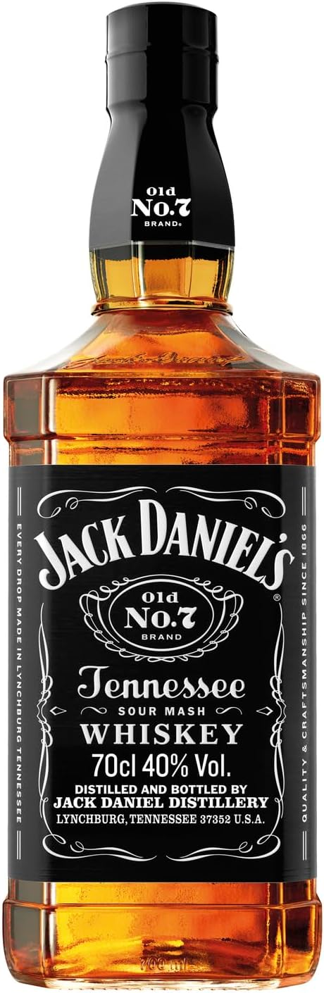 Jack Daniel's Old No. 7 - Tennessee Whiskey 0,7L mit Eichenholz-Note
