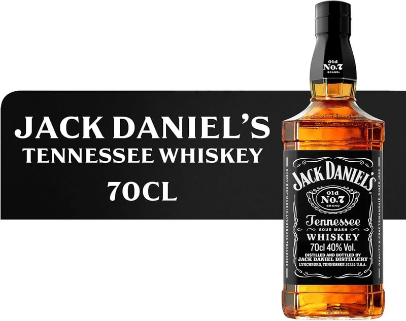 Jack Daniel's Old No. 7 - Tennessee Whiskey 0,7L mit Eichenholz-Note