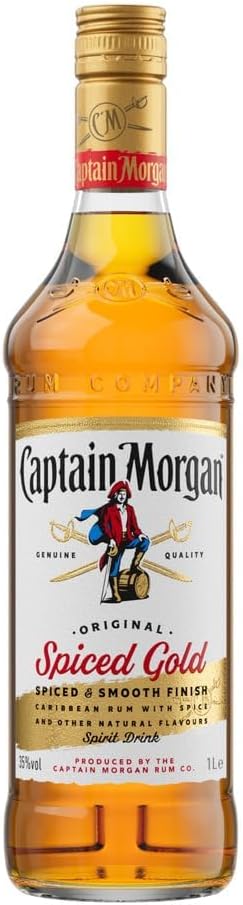 Captain Morgan Original Spiced Gold Rum 1000 ml - Karibischer Genuss