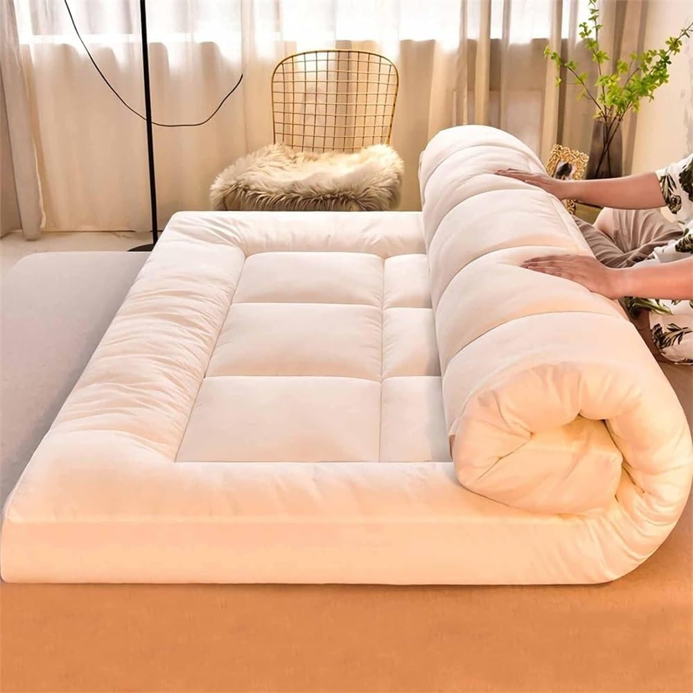 Extra dicke Japanische Futon-Bodenmatratze 150x200 cm, faltbar