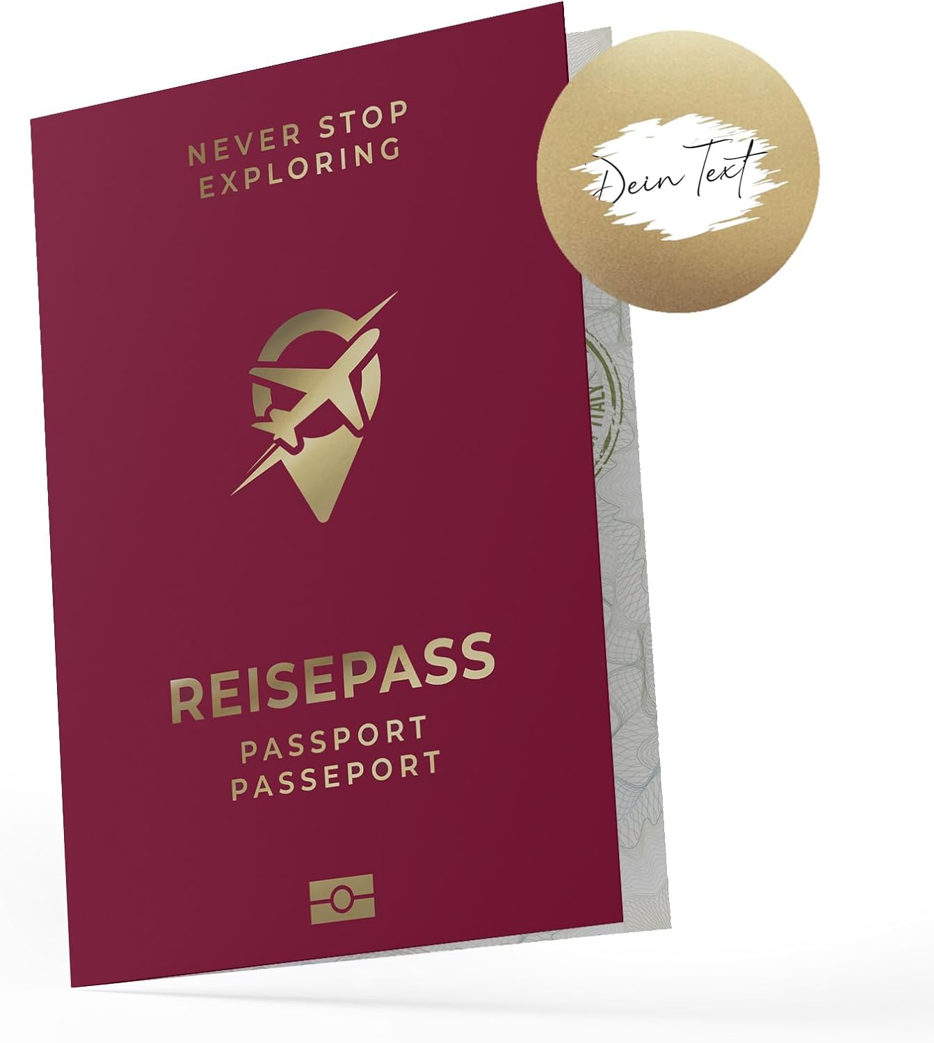 Reisegutschein mit Rubbelaufkleber – Urlaub Geschenkkarte inkl. Kuvert
