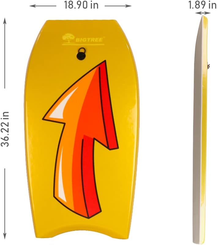Bigtree Bodyboard 94 cm – Leichtes Schwimmbrett für Anfänger & Fortgeschrittene