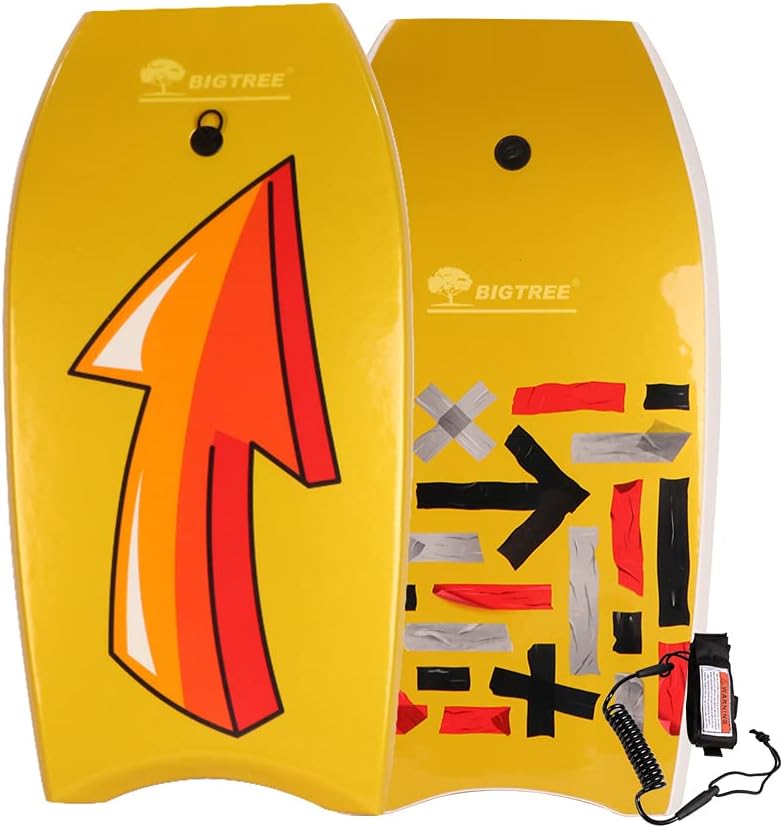 Bodyboard für Einsteiger & Fortgeschrittene mit TPU-Sicherheitsseil