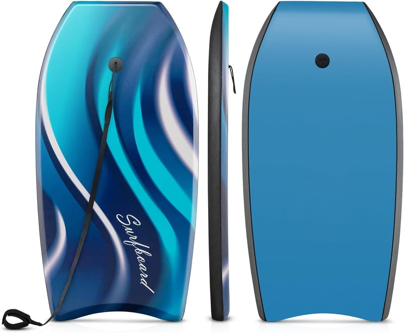 COSTWAY Bodyboard für Kinder mit EPS-Kern und Handgelenkschlaufe