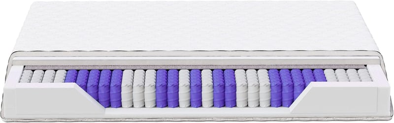 Tonnen-Taschenfederkernmatratze Medic Plus 100x200 cm, 7 Zonen, H4