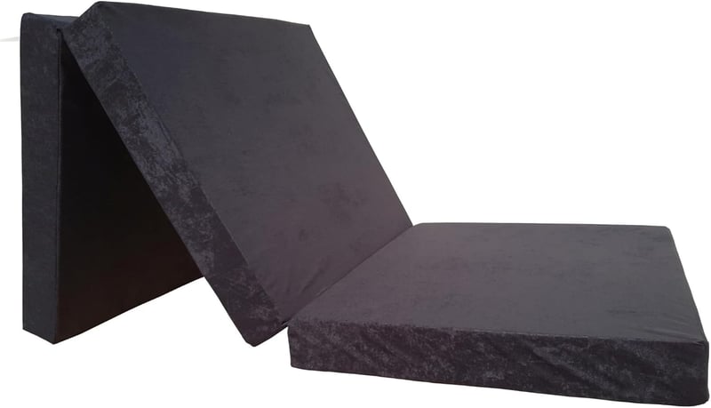 Faltmatratze 195x65 cm mit Schaumstoffkern und abnehmbarem Bezug