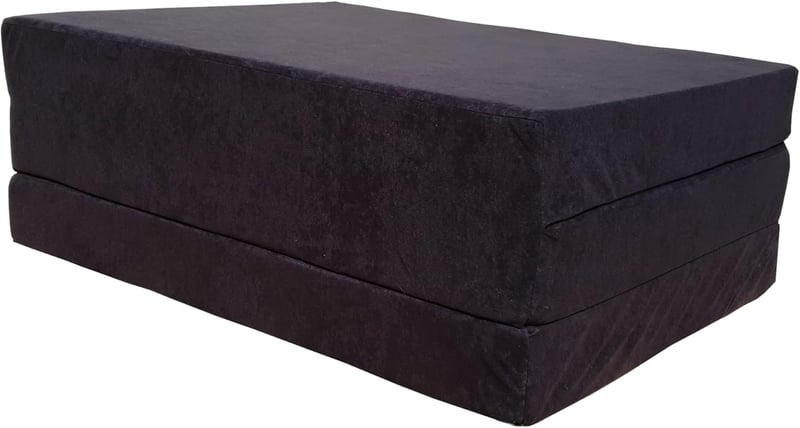 Faltmatratze 195x65 cm mit Schaumstoffkern und abnehmbarem Bezug
