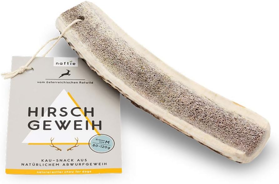 Natürlicher Geweihkausnack für große Hunde – Zahnpflege Spielzeug L