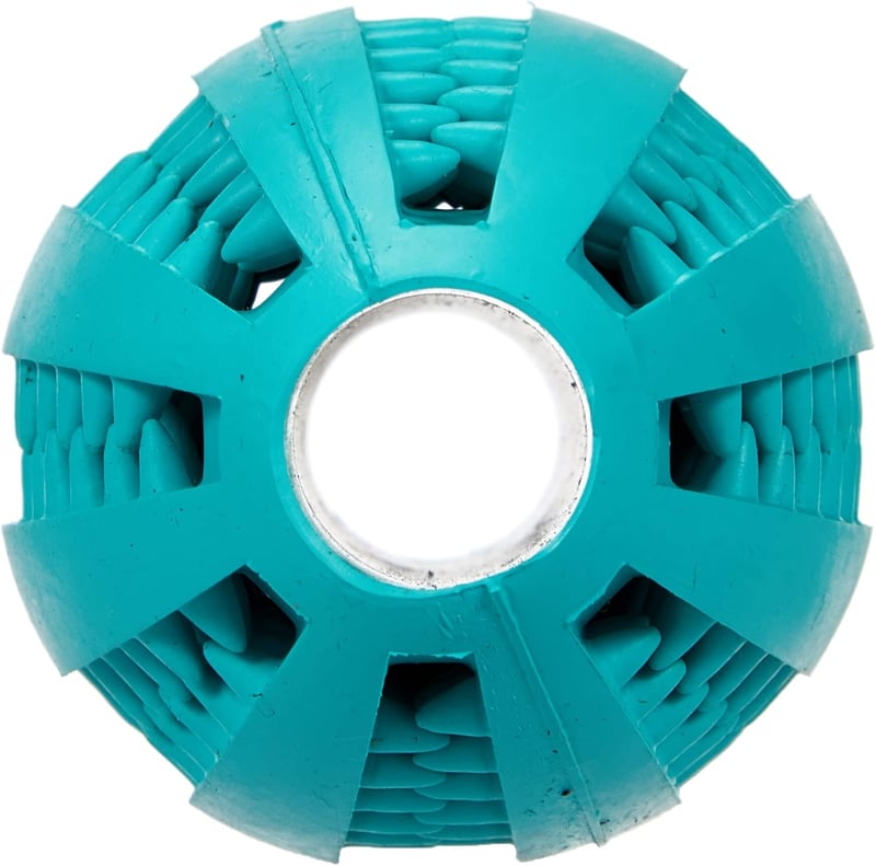 Trixie Denta Fun Rugbyball aus Naturgummi, mintfrisch, 11 cm
