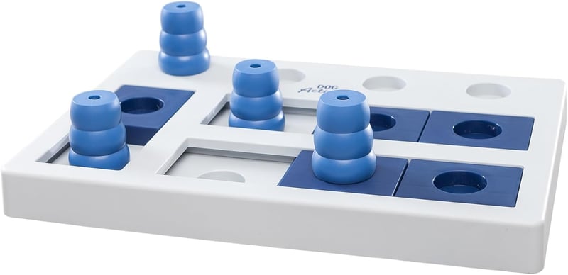 TRIXIE Hundespielzeug „Chess“ – Anspruchsvolles Intelligenzspiel für Hunde, ø 40x27cm