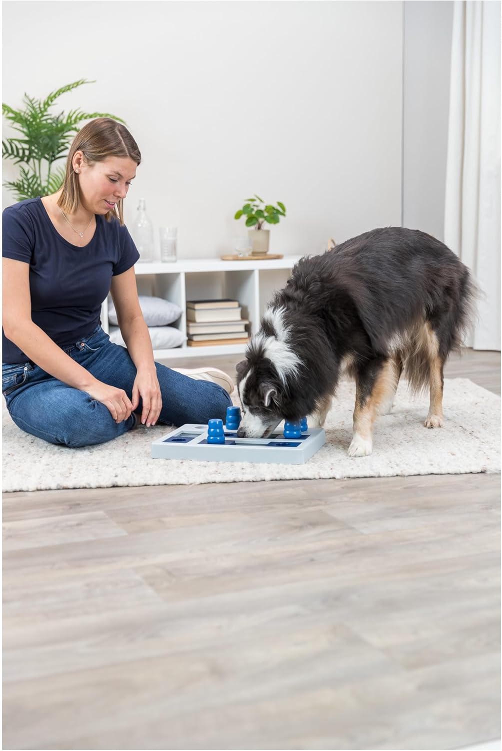 TRIXIE Hundespielzeug „Chess“ – Anspruchsvolles Intelligenzspiel für Hunde, ø 40x27cm
