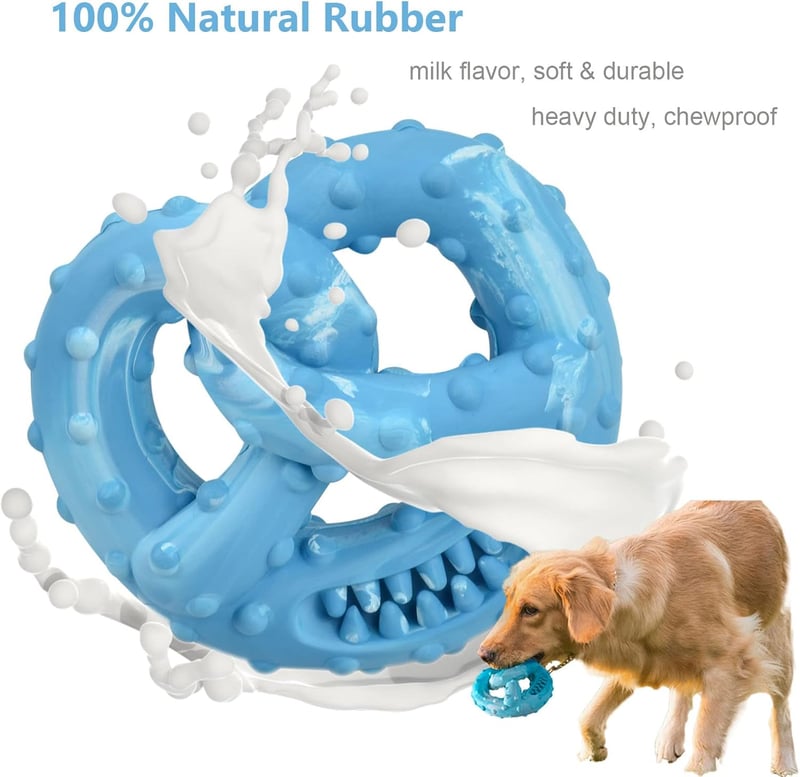 Unzerstörbares Hundespielzeug aus Hartgummi – 4er Set für alle Hunde