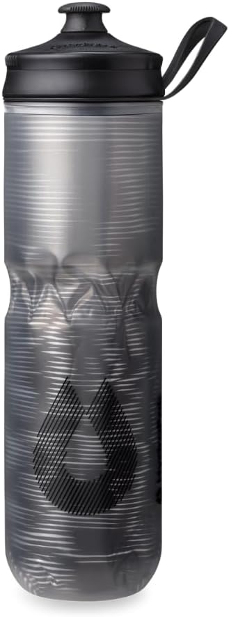 Isolierte Squeeze-Wasserflasche für Sport mit Griff – BPA-frei, 710 ml