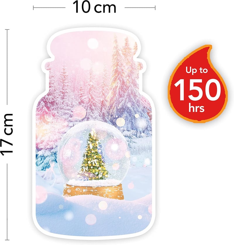 Snow Globe Wonderland Duftkerze im Glas | Bis zu 150 Stunden Brenndauer | Geschenk für Frauen