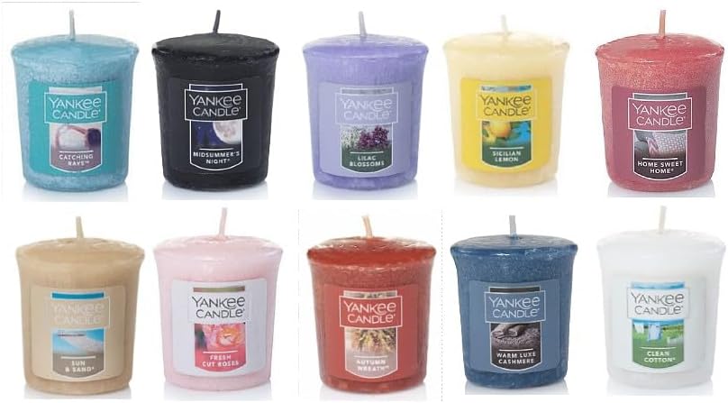 Yankee Candle Set mit 10 Duftkerzen