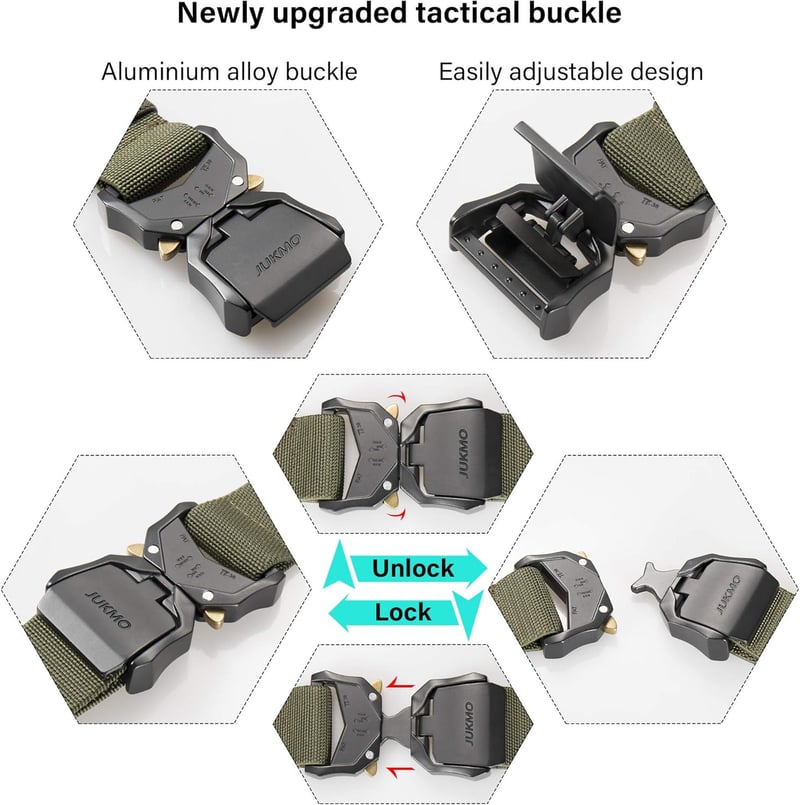 Militärischer Taktischer Gürtel mit Schnellverschluss – 3,8 cm breit