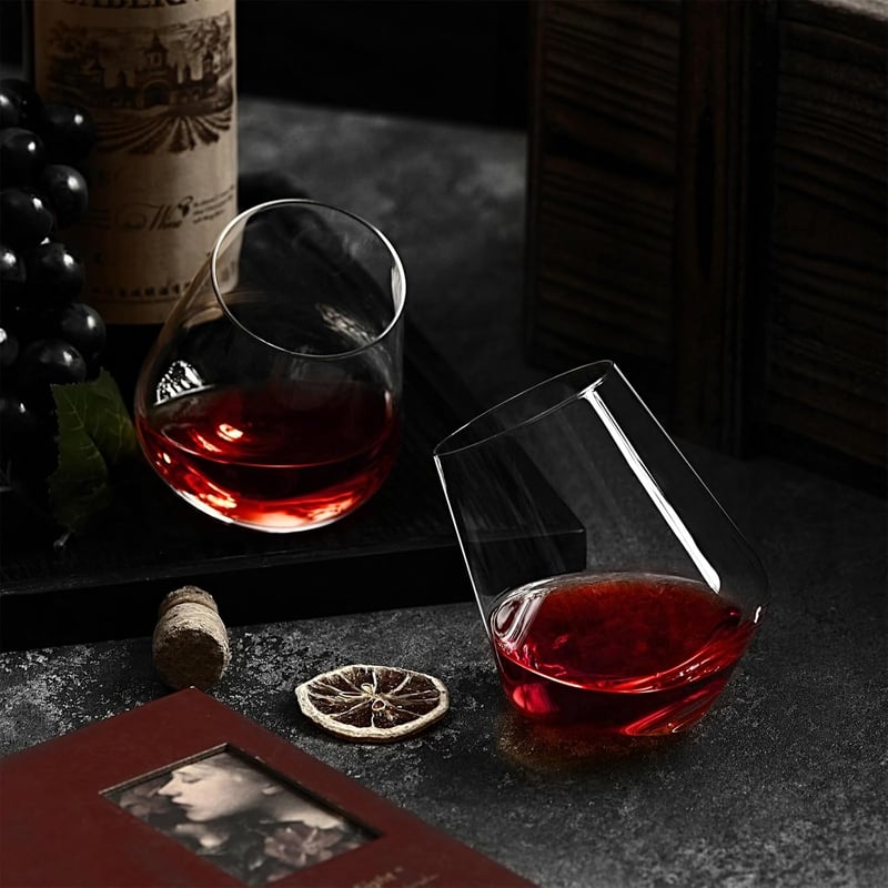Personalisierte Tumbler-Gläser für Männer – 2er Set, 300ml, Kristall