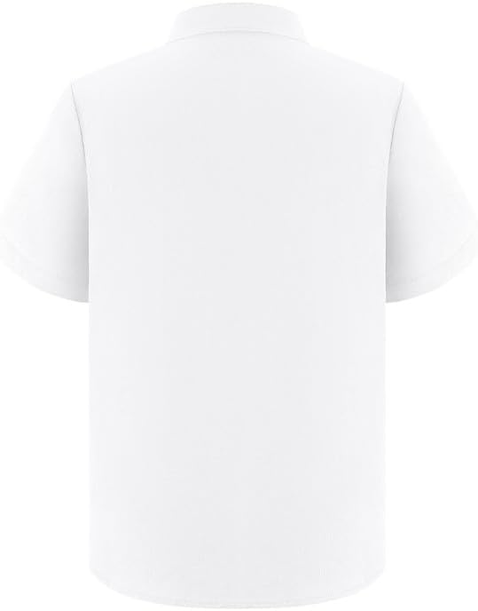 Einfarbiges Kurzarm Henley-Shirt für Jungen 4-11 Jahre