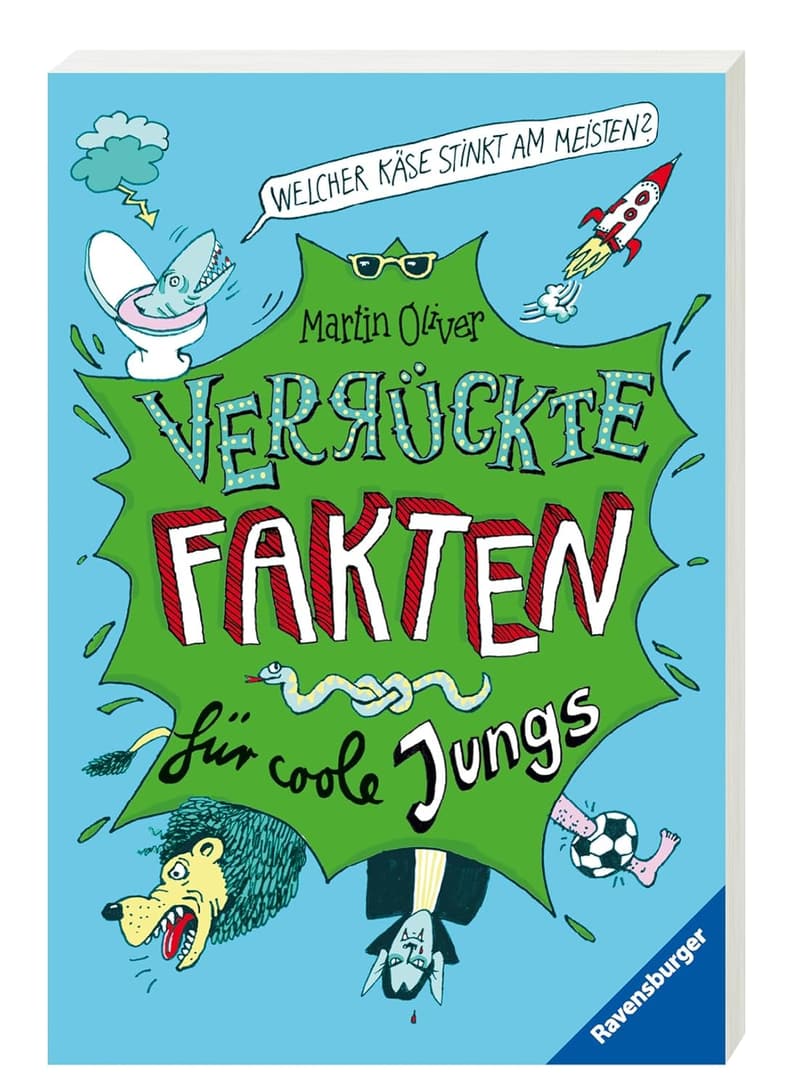 Verrückte Käse-Fakten für coole Jungs – Wissensbuch für Kids