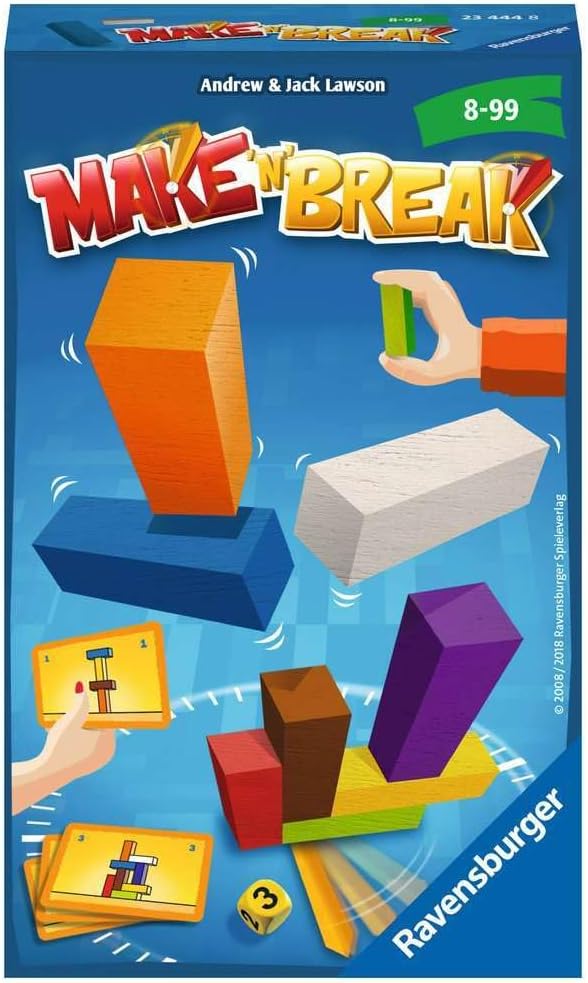 Make 'n' Break - Mitbringspiel für 2-4 Spieler, ab 8 Jahren, kompakt und reisefreundlich
