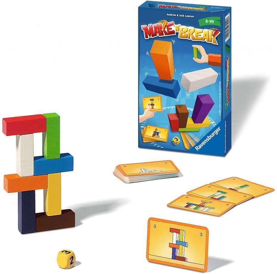 Make 'n' Break - Mitbringspiel für 2-4 Spieler, ab 8 Jahren, kompakt und reisefreundlich
